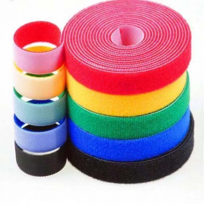Colorful Strong Self-Adhesive Velcro Hook and Loop Elastic Tape with High Quality and Good Price